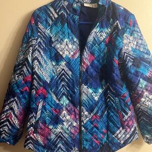 Multicolor Quilted Women's Jacket